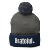 Grateful Pom-Pom Beanie