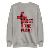 Trust The Plan Christmas Ed. Unisex Fleece Pullover