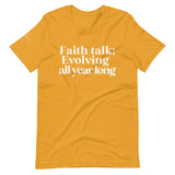 Faith Talk Short-Sleeve Unisex T-Shirt