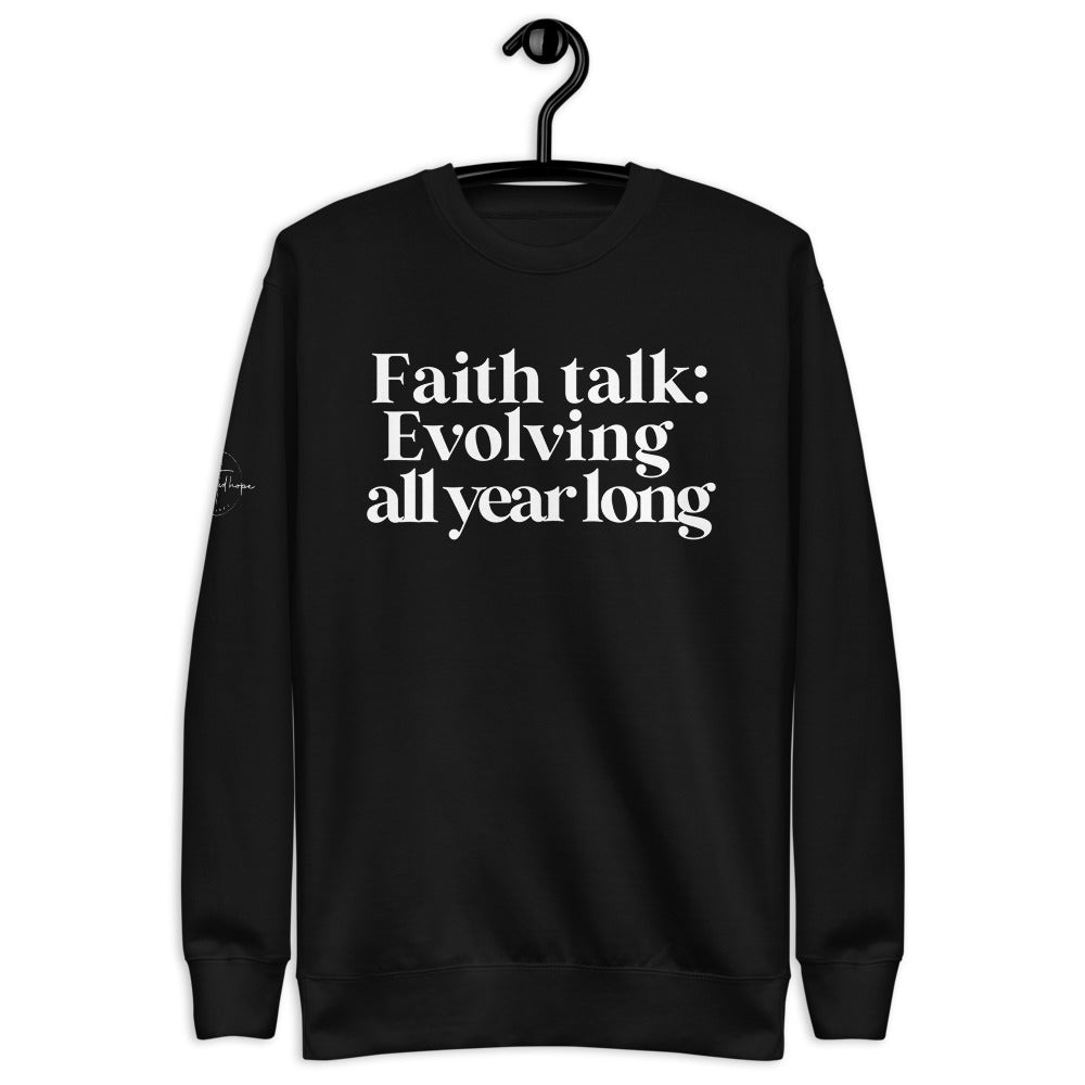 Faith Talk Unisex Fleece Pullover