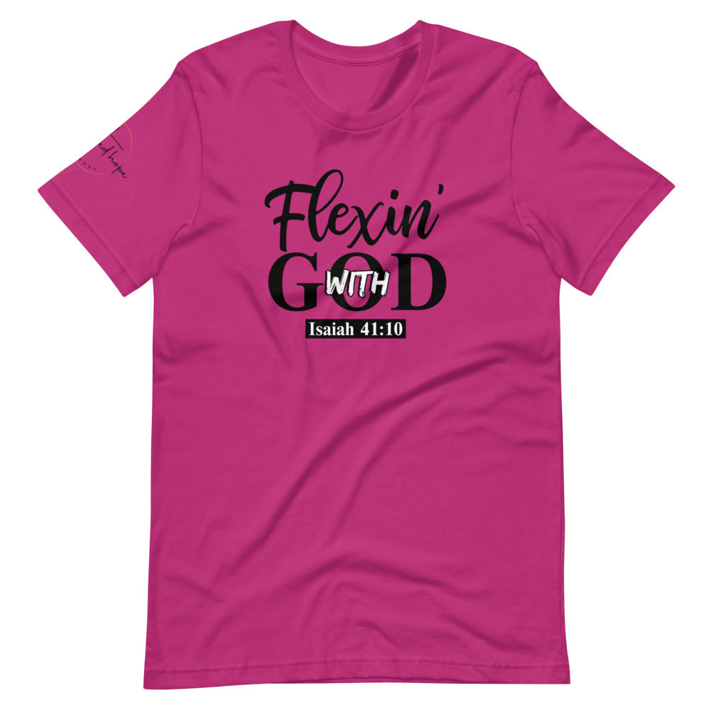 Flexin with God Short-Sleeve Unisex T-Shirt