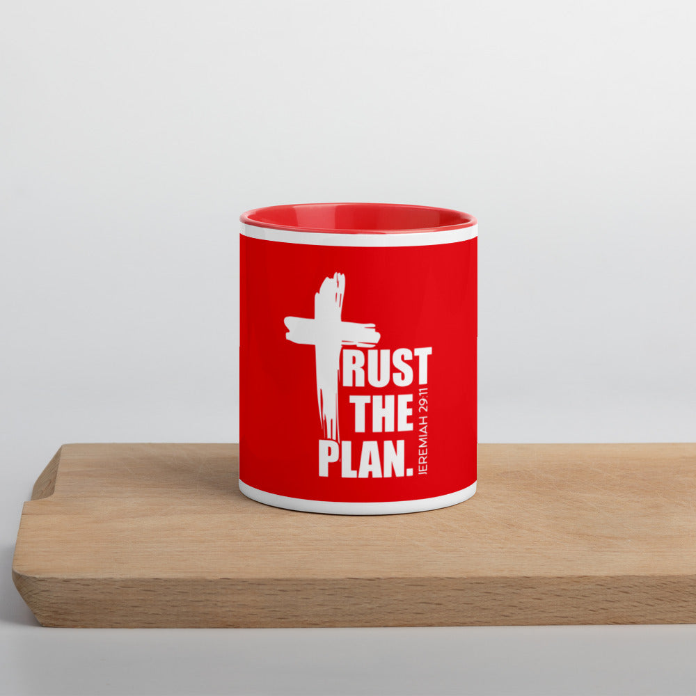 Trust The Plan Mug with Color Inside