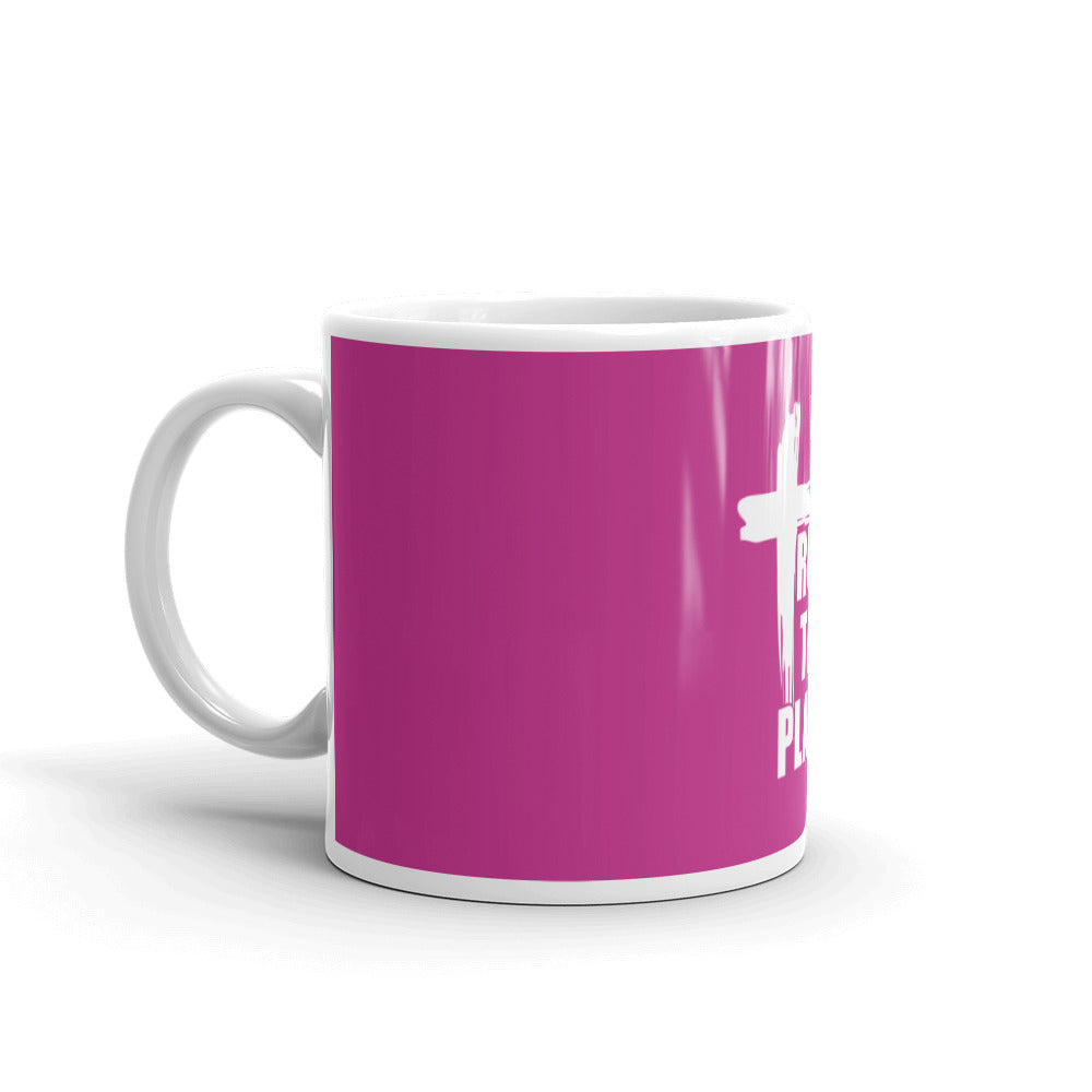 Trust The Plan glossy mug