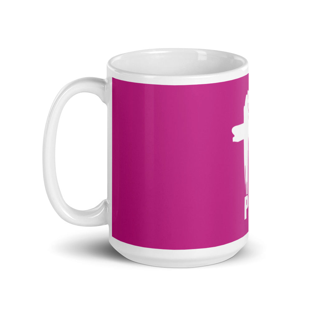 Trust The Plan glossy mug