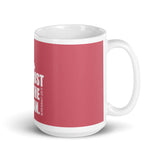 Trust The Plan Pink glossy mug